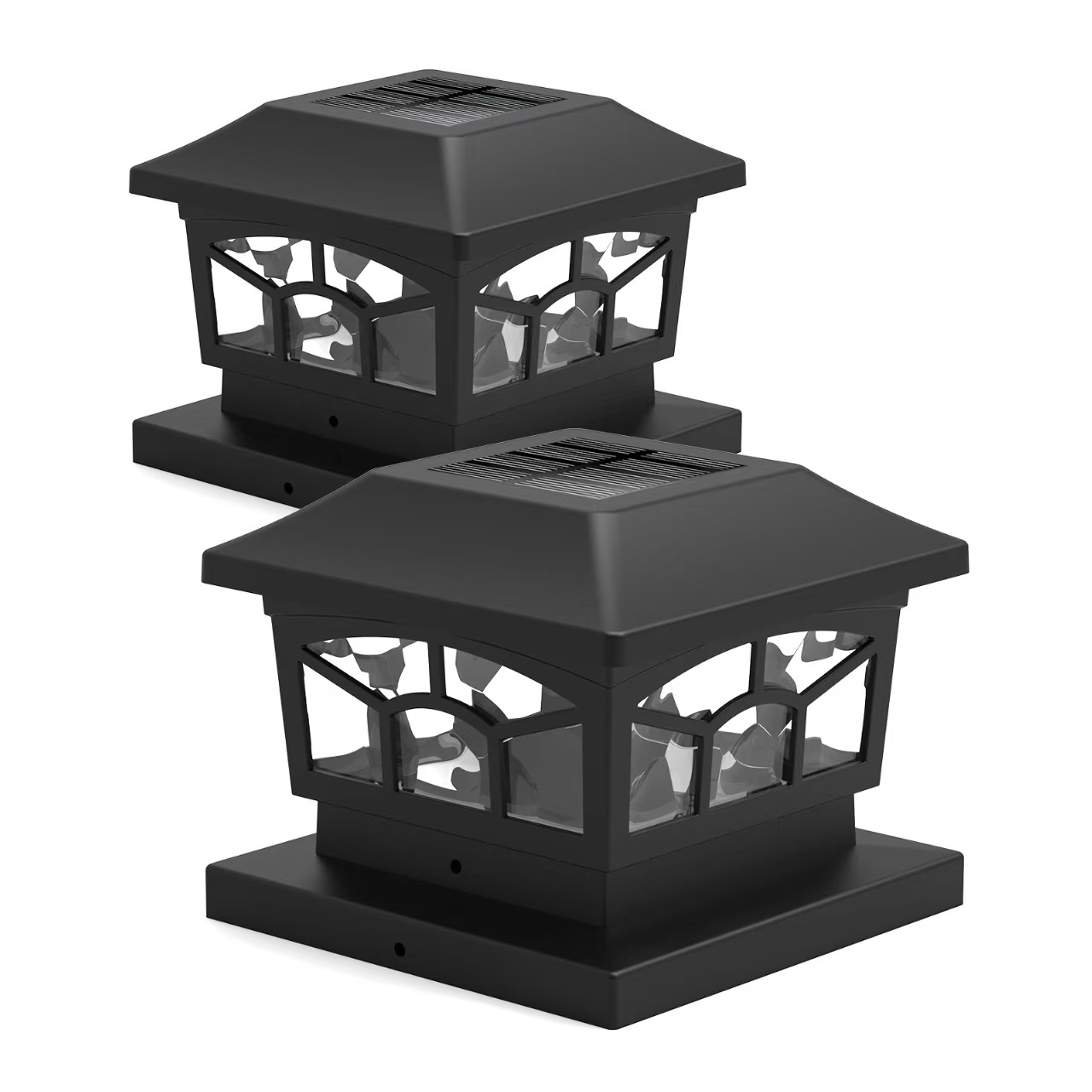 Dubbele modus Solar Post Cap Light Solar Garden Light