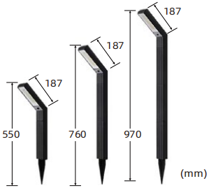 Nuwe Sewe-font Solar Path Lights