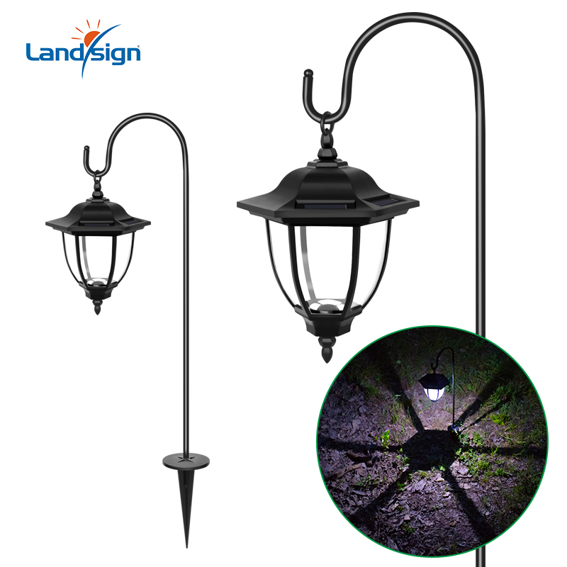 Solar Outdoor Hanging Coach Lantern lig