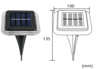 Sonkrag Met Ligte Solar Vloerlamp