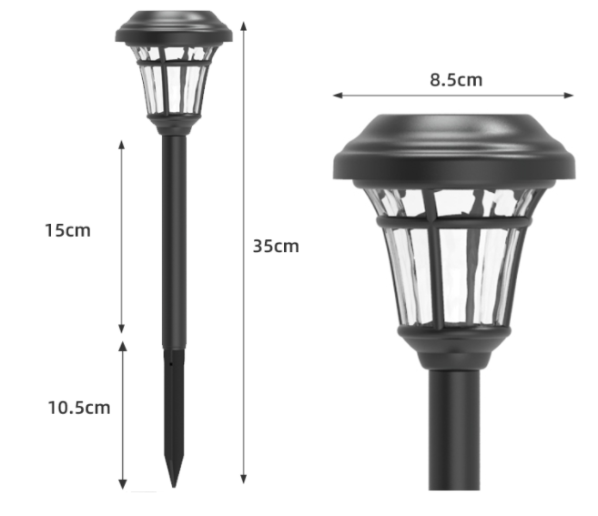 Waterdigte grasperk lig sonkrag tuin ligte