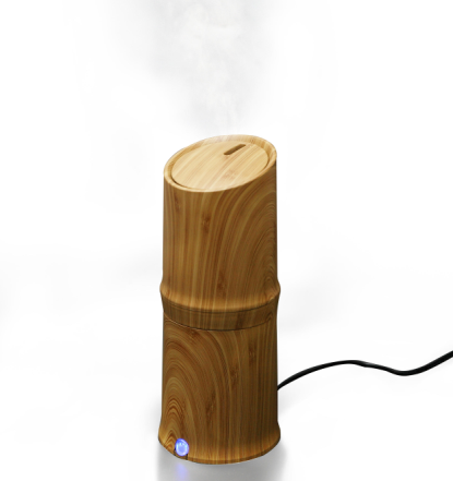 300 ml Cool Mist Humidifier Ultrasoniese Aroma Noodsaaklike Olie Diffuser vir Office Home Slaapkamer Woonkamer Studie Joga Spa - Houtgraan